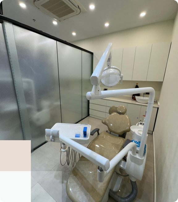 Modern dental equipment and treatment room